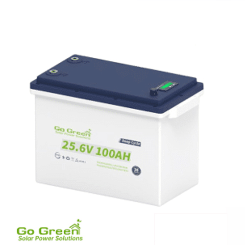 باتری لیتیومی 100 آمپر ساعت 25.6 ولت برند Go Green مدل GGESS/25.6V-100A