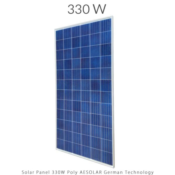 پنل خورشیدی 330 وات پلی کریستال برند AE SOLAR آلمان