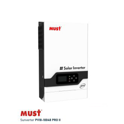 سانورتر 8 کیلووات، 48 ولت، 120 آمپر MPPT برند MUST مدل PV18-8048 PRO II