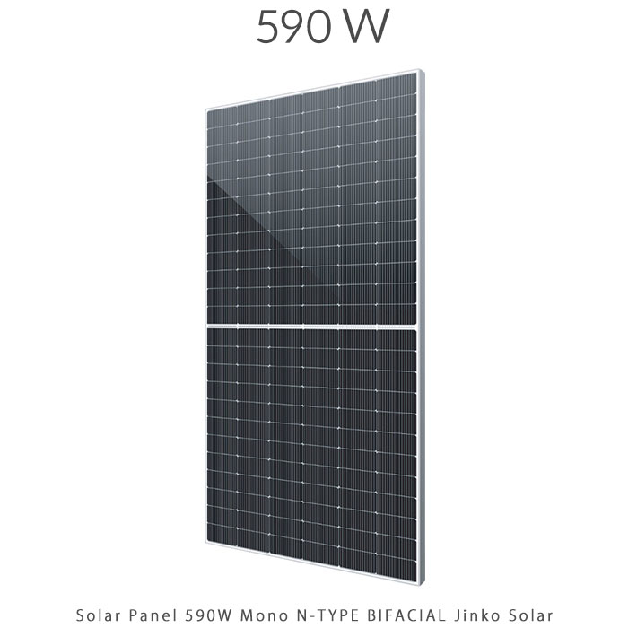 پنل خورشیدی ۵۹۰ وات جینکو بایفشیال Jinko 78HL4-BDV 590