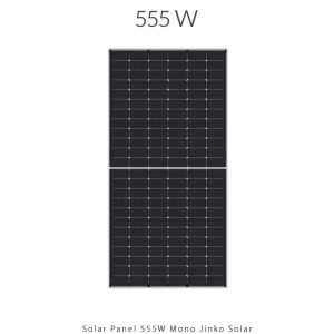 پنل خورشیدی 555 وات مونو کریستال برند JINKO SOLAR