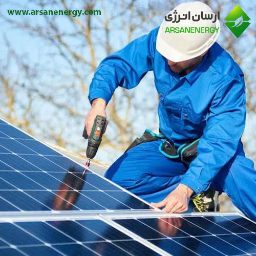 نصب پنل خورشیدی با زاویه مناسب